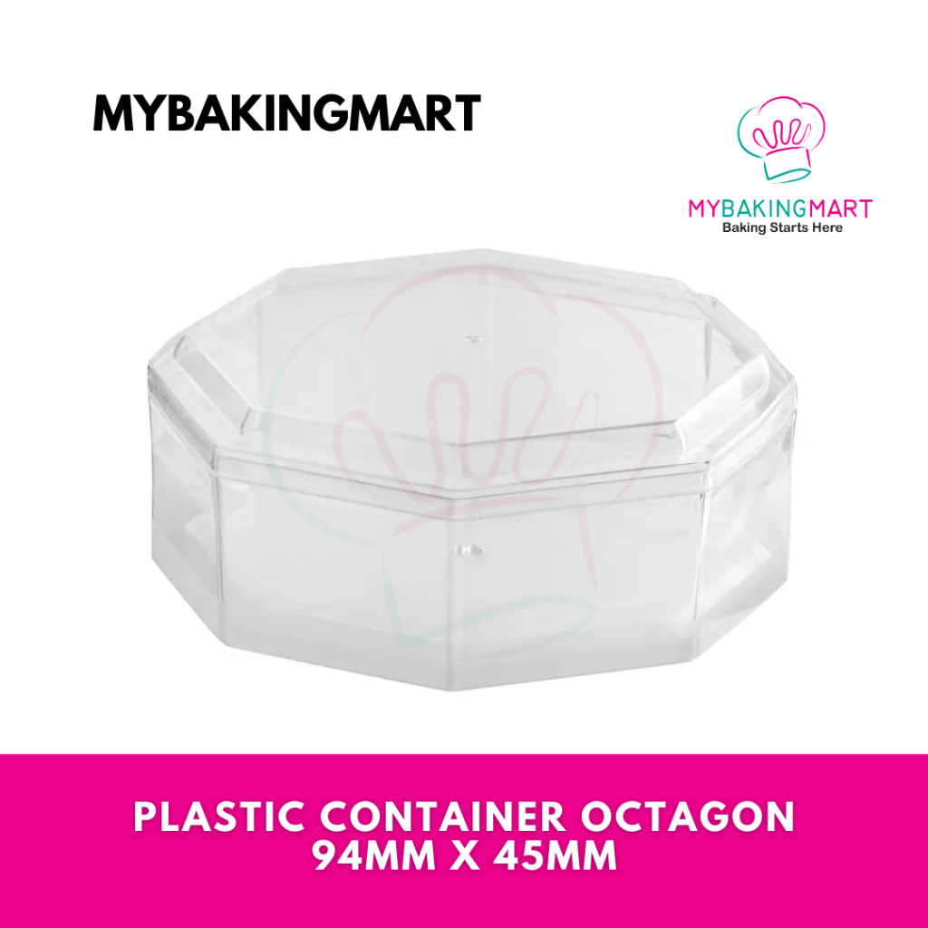 Acrylic Container Food Container Balang Plastic Bekas Biskut Raya