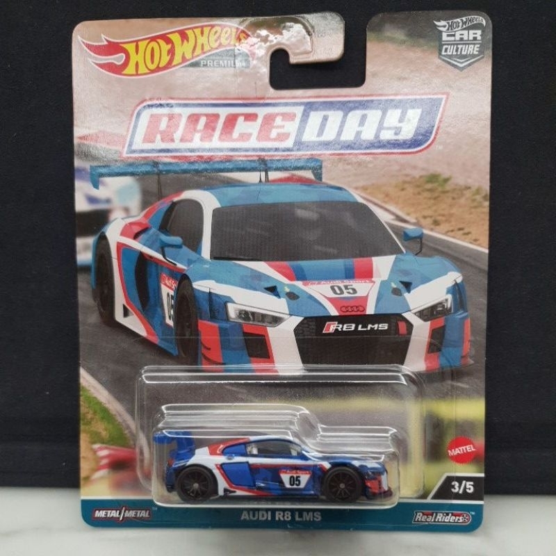 Hot Wheels Race Day Car Culture Audi R Lms Shopee Malaysia