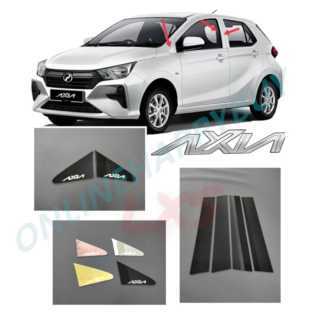 Perodua Axia Year Front Side Window Mirror Cover Door Pillar