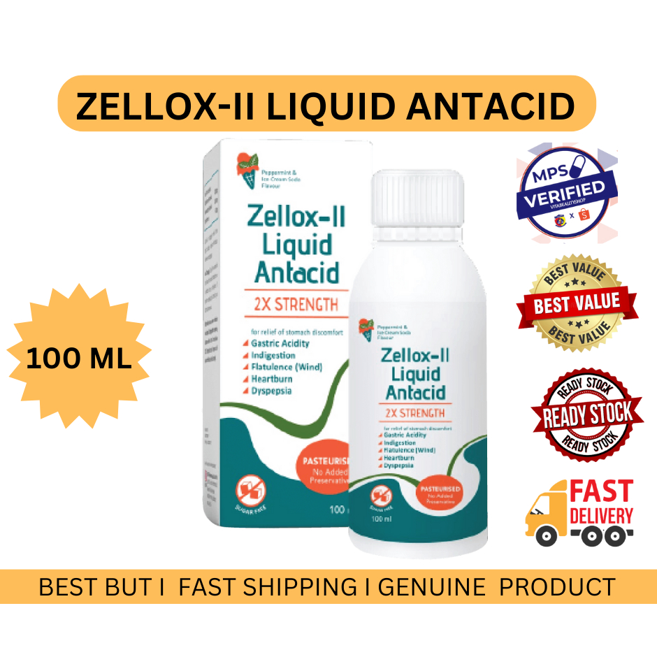 Zellox Ii Zellox Ii Zellox Ii Double Strenght Antacid Ml