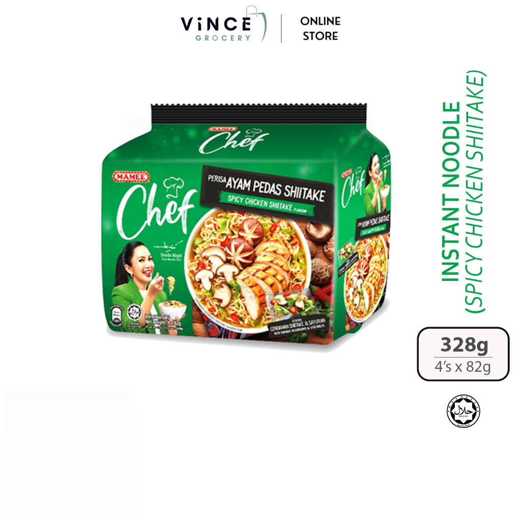 Mamee Chef Instant Noodle Curry Laksa Tom Yum Lontong Spicy