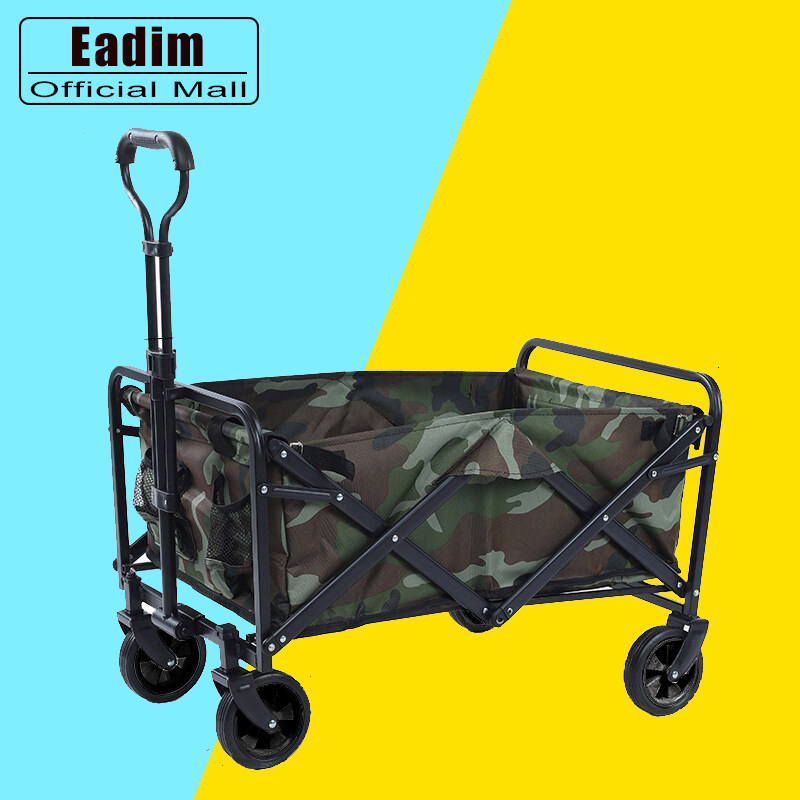 In Stockoutdoor Trolley Wagon Foldable Trolleys Cart Beach Camping