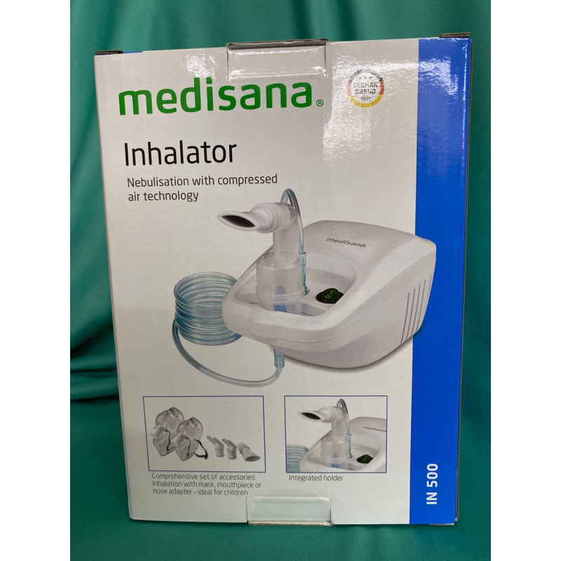 MDA Original Medisana Inhalator IN500 Nebulizer 3 Yrs Warranty CBBIRU