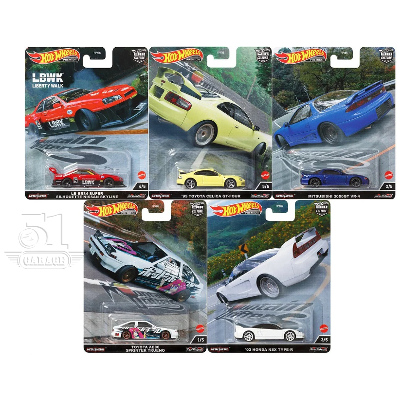 Hot Wheels Premium Car Culture Mountain Drifters Lb Er Super Silhouette Nissan Skyline