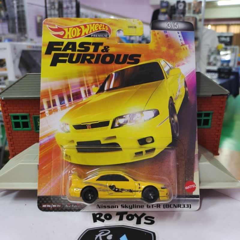 Hot Wheels Premium Nissan Skyline Gt R Bnr Gtr R Fast And Furious