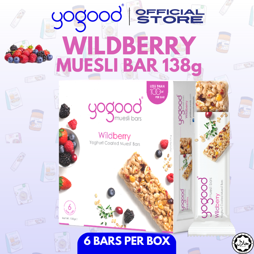 Yogood Muesli Bars Wildberry 138g Shopee Malaysia