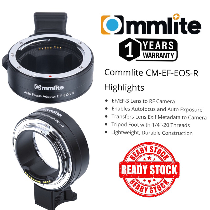 Commlite Cm Ef Eos R Mount Adapter For Ef Efs Lens To R Mount Rf Mount