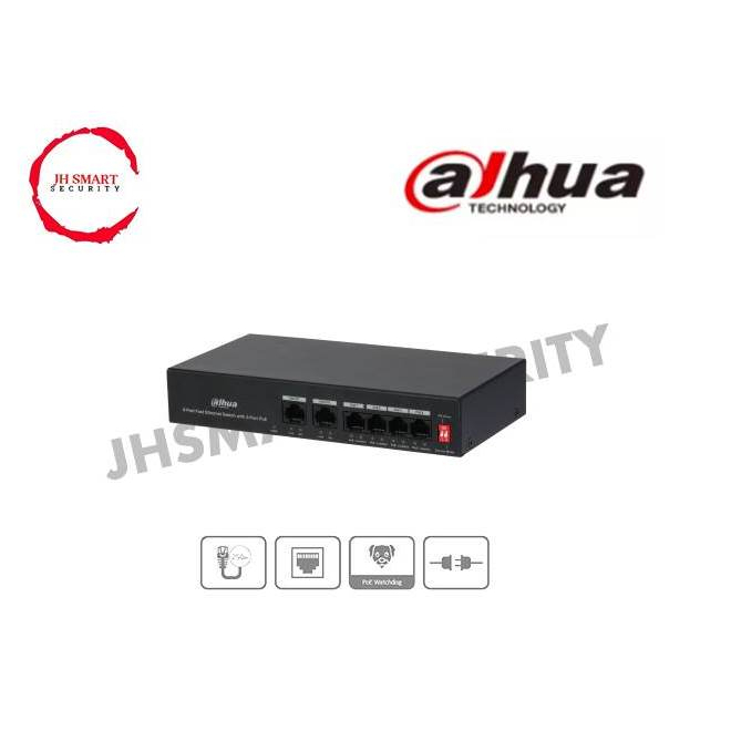 DAHUA PFS3006 4ET 36 6 Port Fast Ethernet Switch With 4 Port PoE