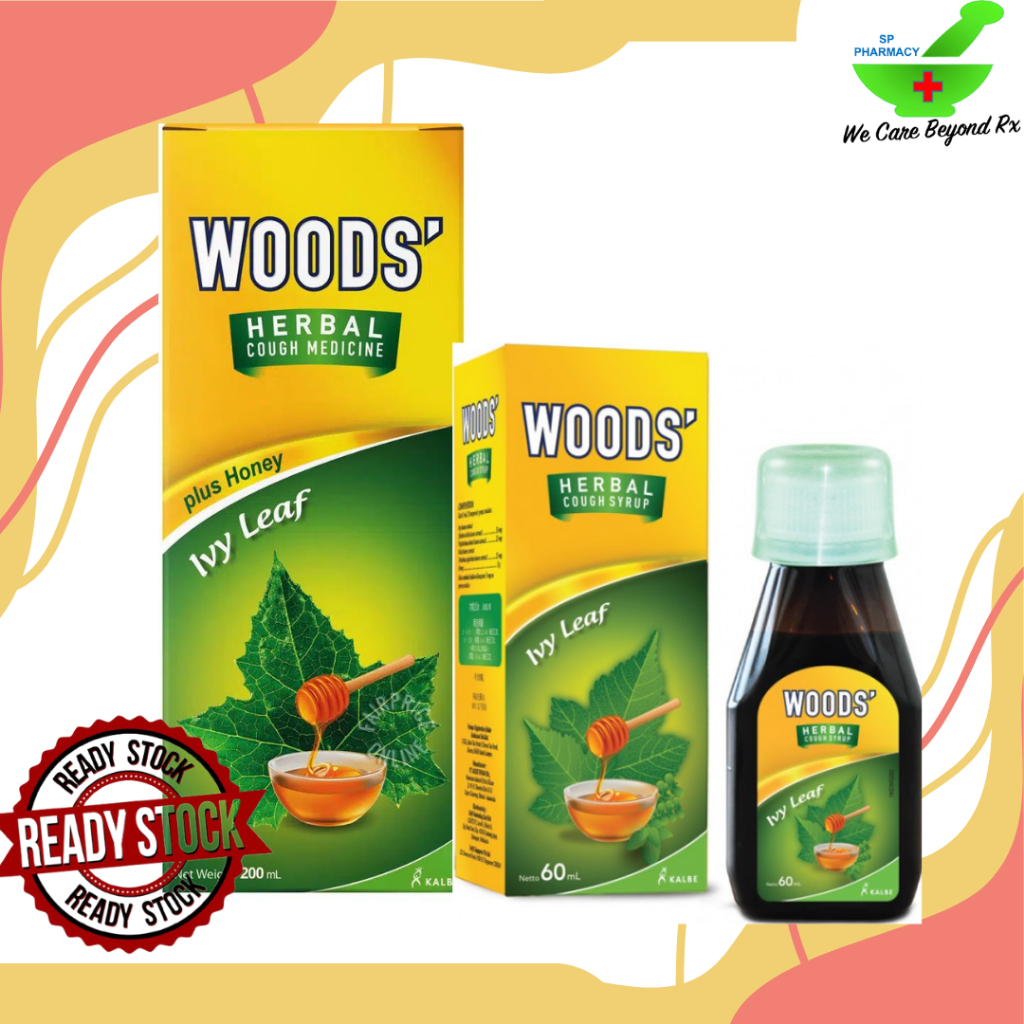 WOODS HERBAL COUGH SYRUP IVY LEAF 60ML 200ML Shopee Malaysia