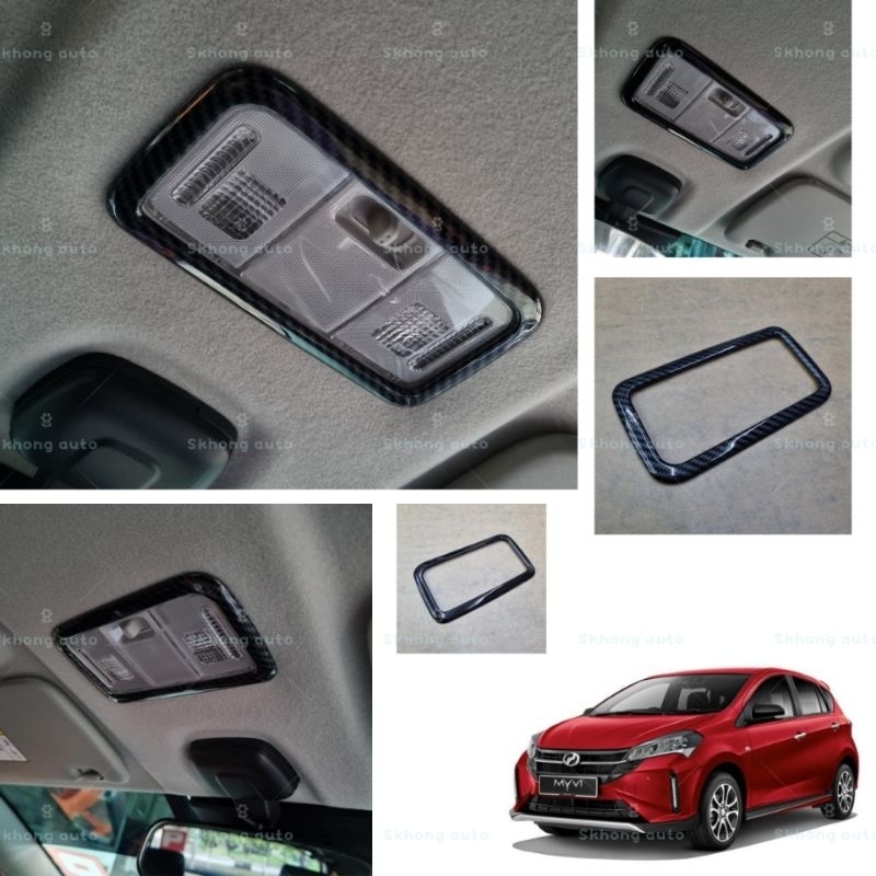 Perodua Myvi Gen3 2018 2023 Reading Light Frame Cover Accessories