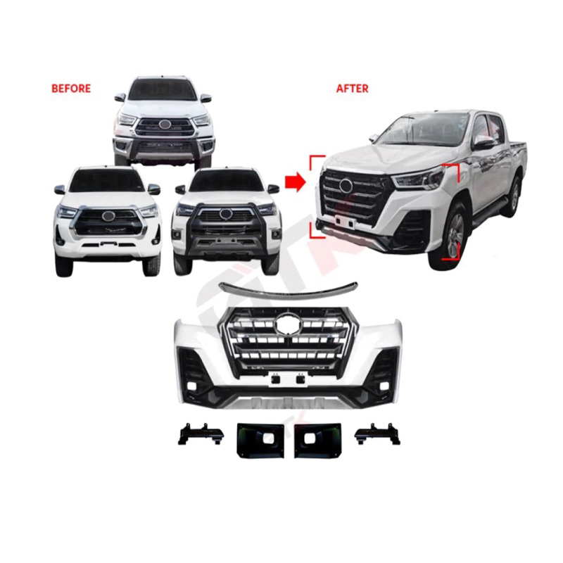 Toyota Hilux Revo Rogue Limgene Lmj Front Bumper