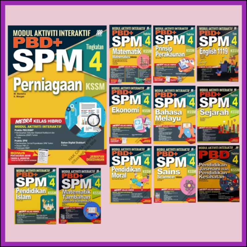 Sasbadi Modul Aktiviti Interaktif Pbd Spm Tingkatan Shopee Malaysia