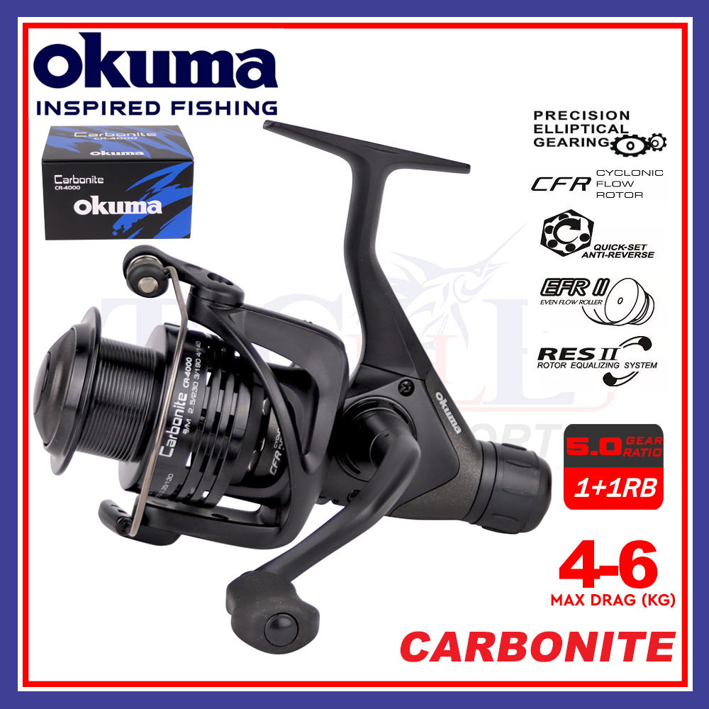 4kg 6kg Maxdrag Okuma Carbonite Spinning Fishing Reel 1 1BB Mesin