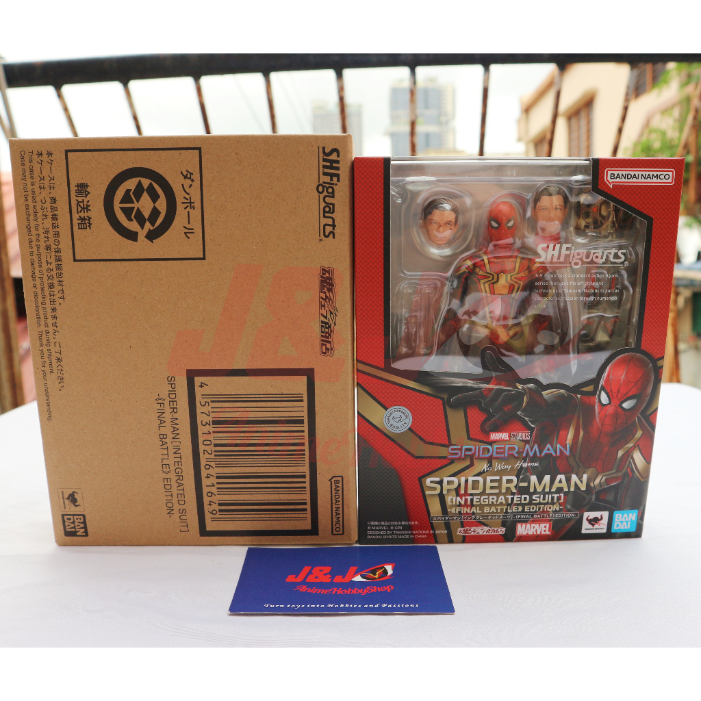 S H Figuarts Shf Spider Man Spiderman Integrated Suit Final Battle