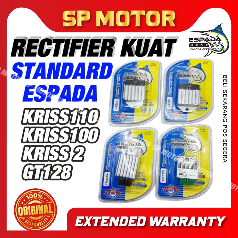 ESPADA REGULATOR RECTIFIER KATAB MODENAS KRISS 100 KRISS100 KRISS 110