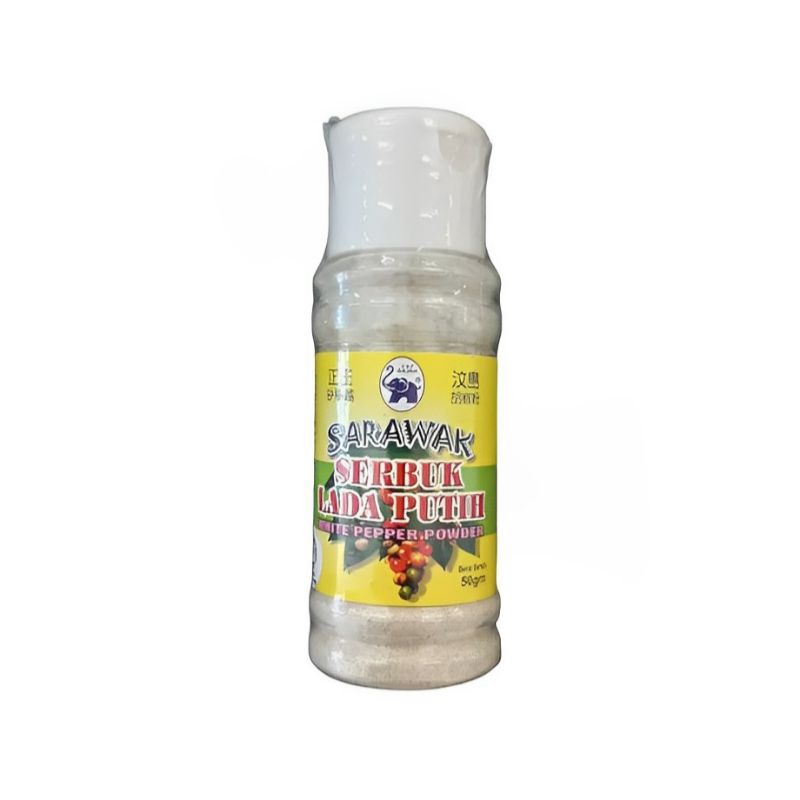 Cap Gajah Serbuk Lada Putih G White Pepper Powder G Shopee Malaysia