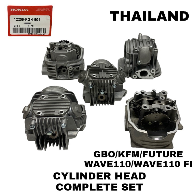 Kriss Ex Wave Future Wave Std Cylinder Head Complete Set Thailand