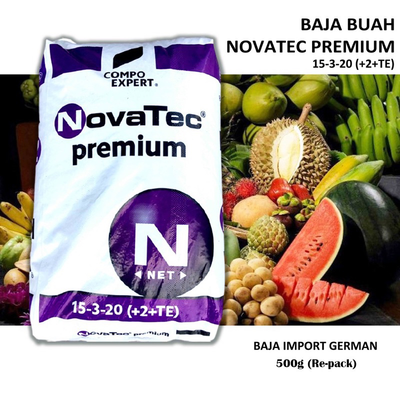 Baja Buah Baja Bunga Import Novatec Premium Compo Expert Repack G