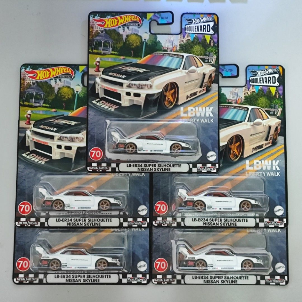 Hot Wheels Premium LB ER Super Silhouette Nissan Skyline Set Of