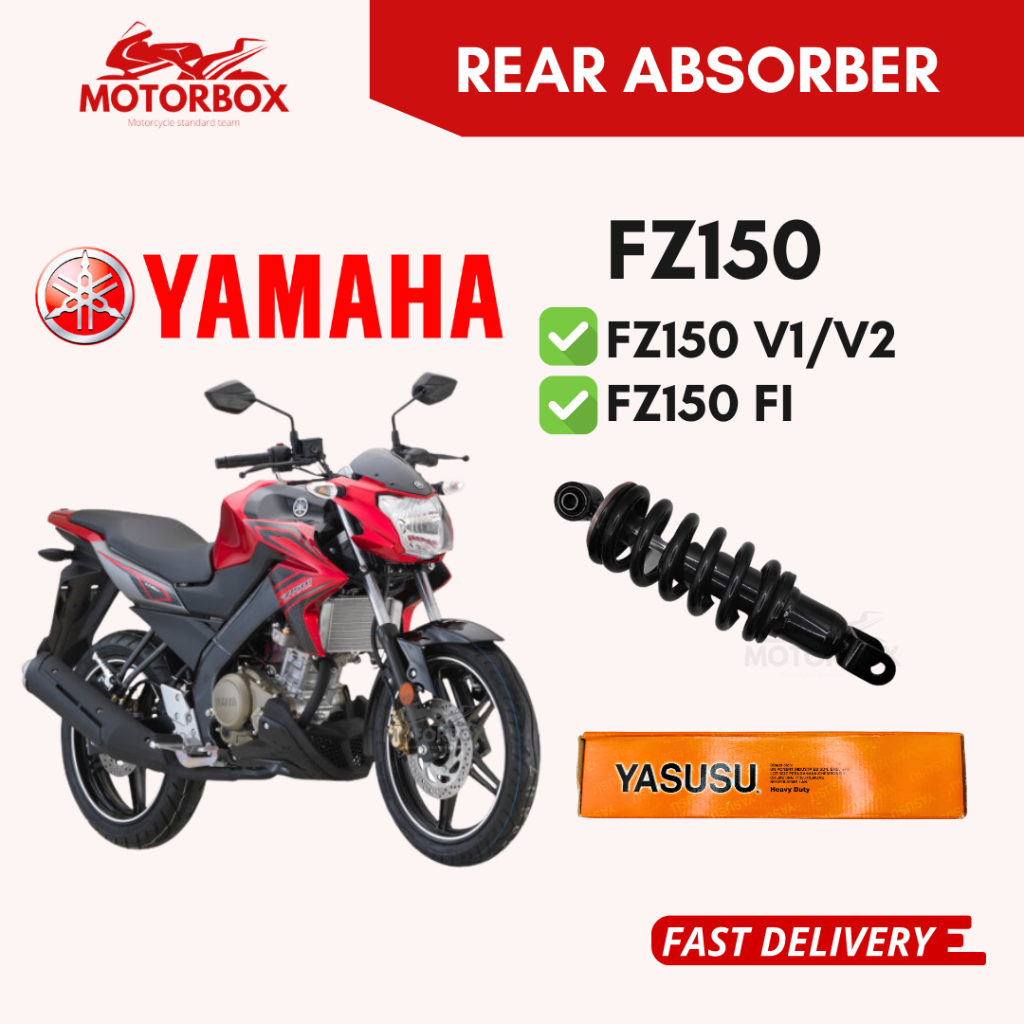 100 ORIGINAL YASUSU YAMAHA FZ150 V1 V2 FZ 150 FI REAR ABSORBER