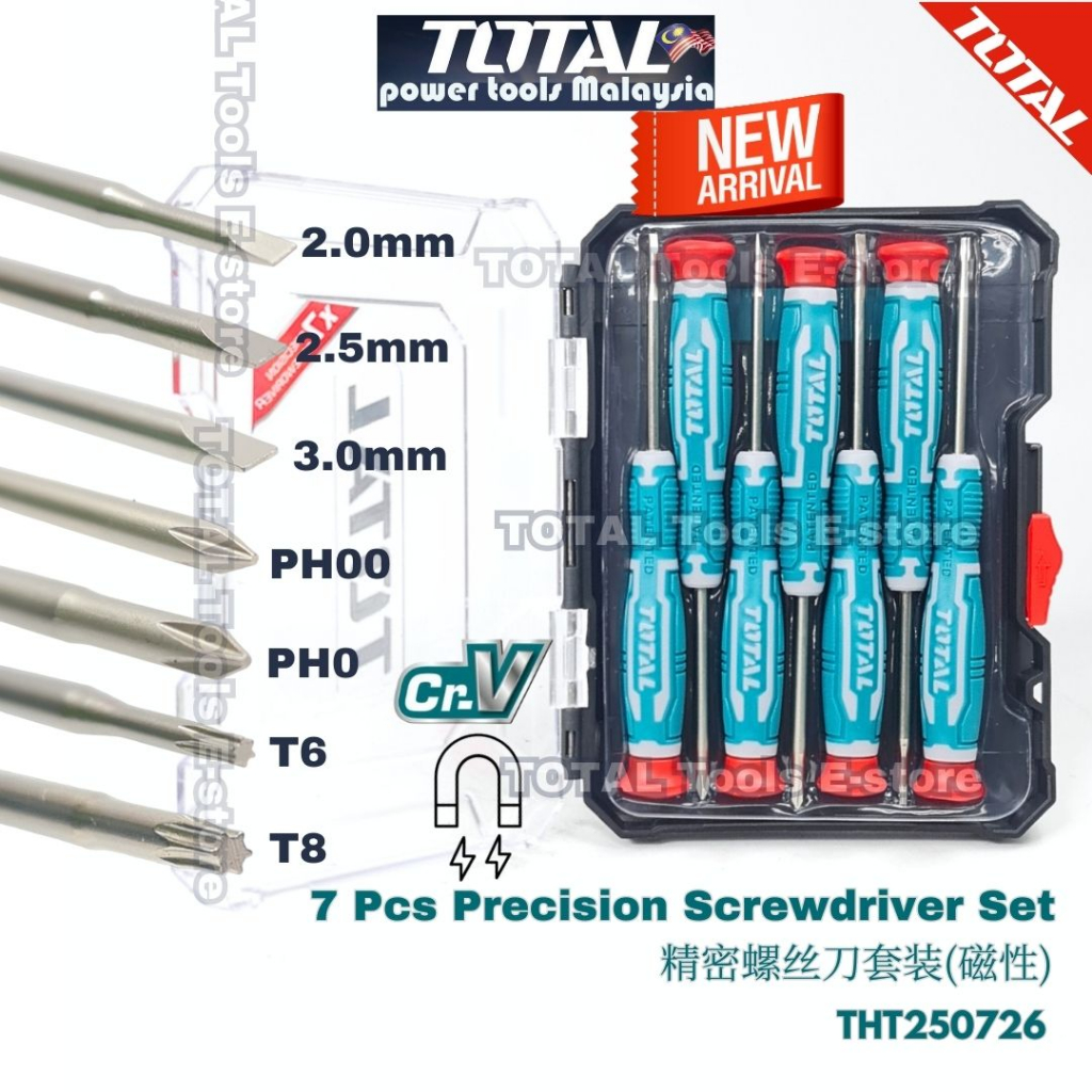 Total Pcs Precision Screwdriver Set Magnetic