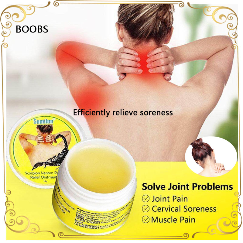 10g Sumifun Scorpion Venom Ointment Pain Reliever Arthritis Back Muscle