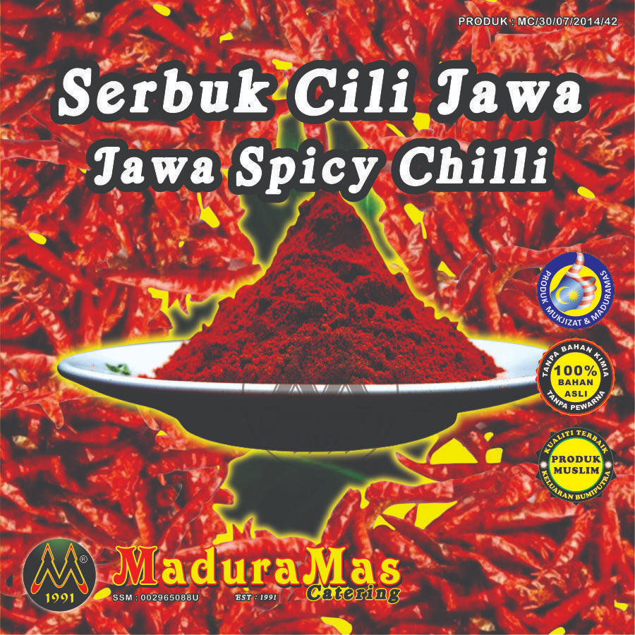 Serbuk Cili Jawa Jawa Spicy Chili Powder G G Pure