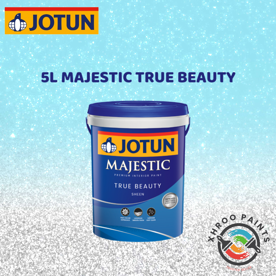 5L Jotun Majestic True Beauty Sheen Wall Paint Cat Dalam Shopee Malaysia