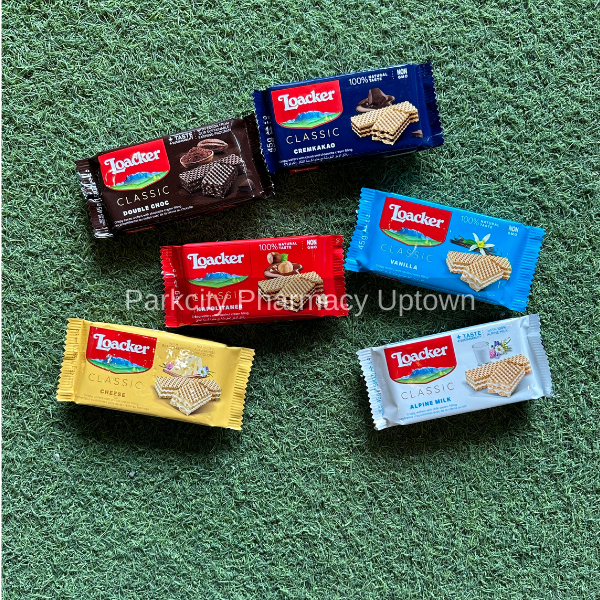 Loacker Classic Wafer Assorted Flavours 45g Cremkakao Napolitaner