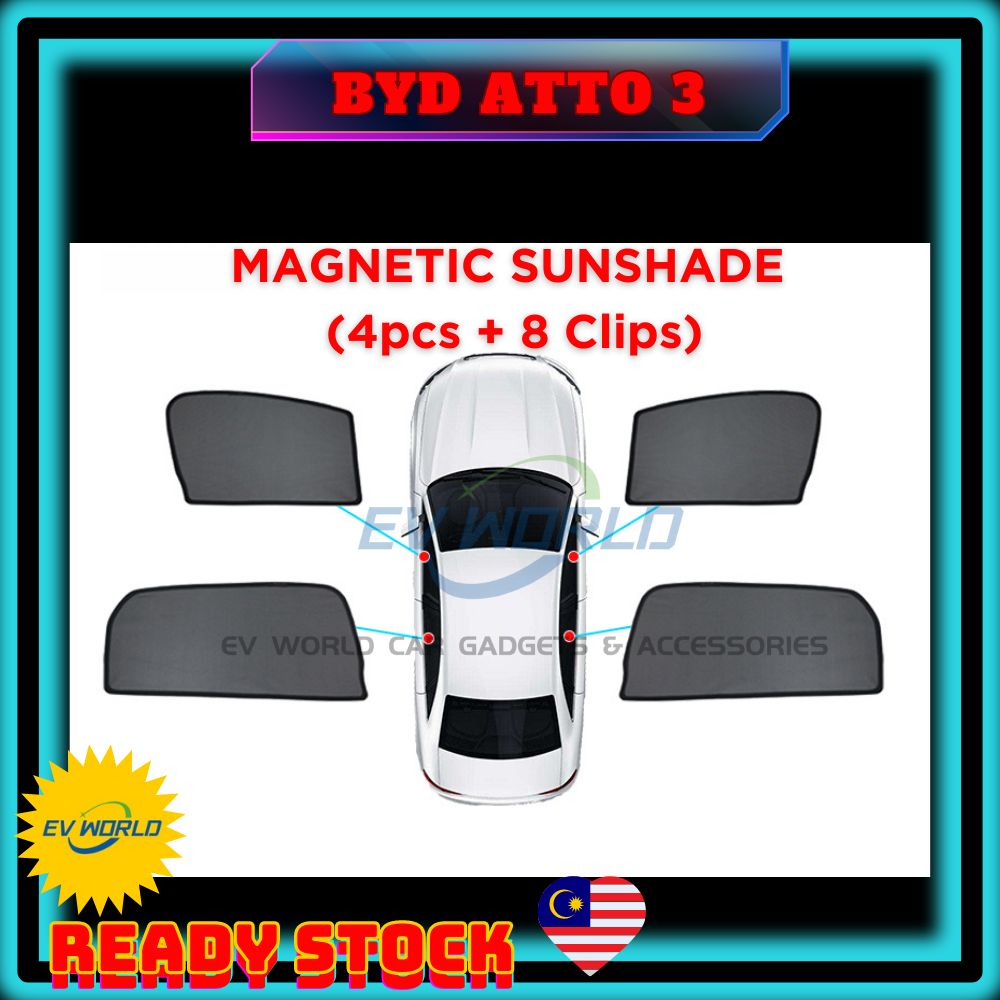 B Ready Stock Byd Atto Strong Magnetic Sunshade Thickness Custom