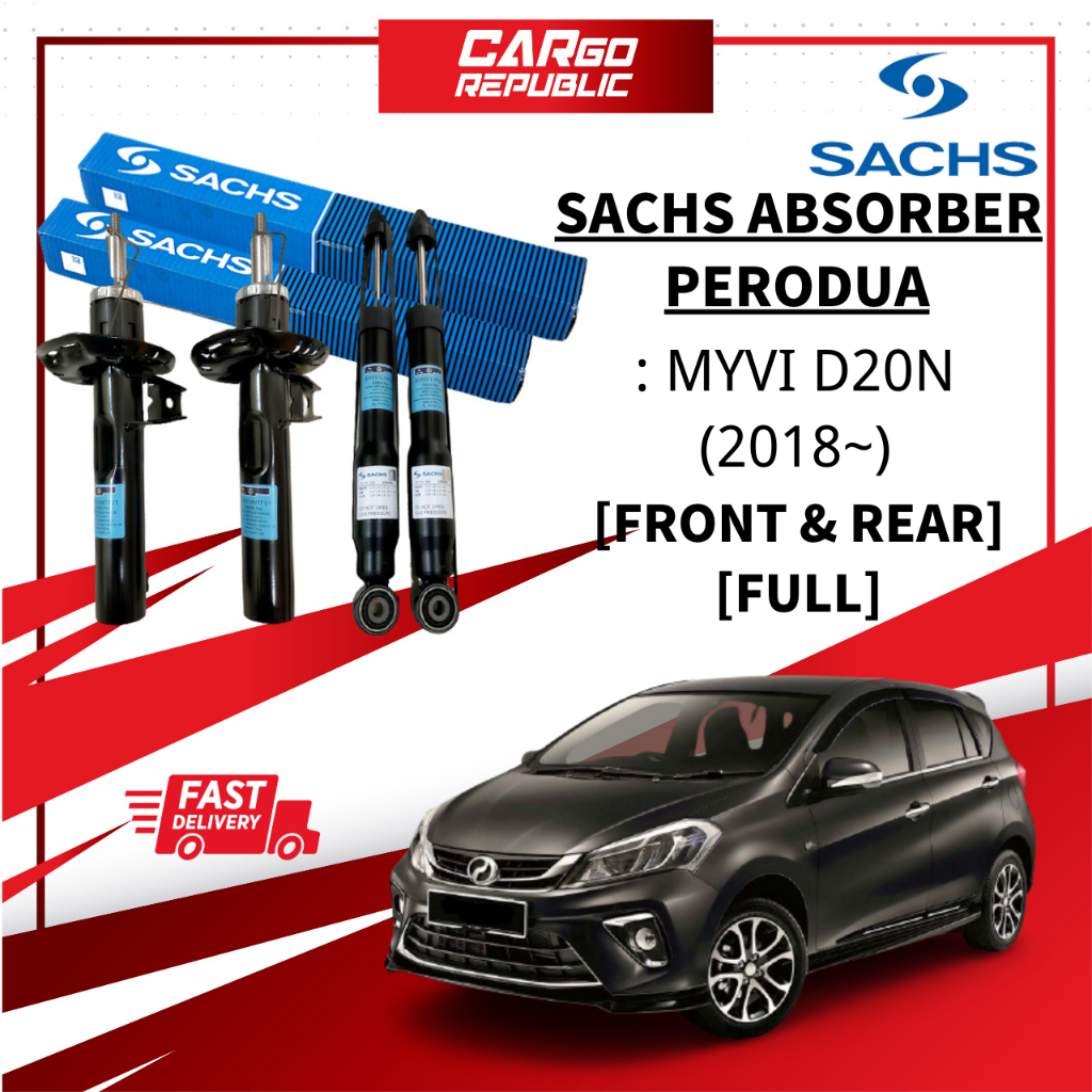 Sachs Perodua Myvi D N Absorber Full Set Front Depan