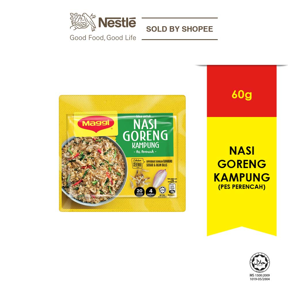 Maggi Nasi Goreng Kampung Recipe Mix G Shopee Malaysia