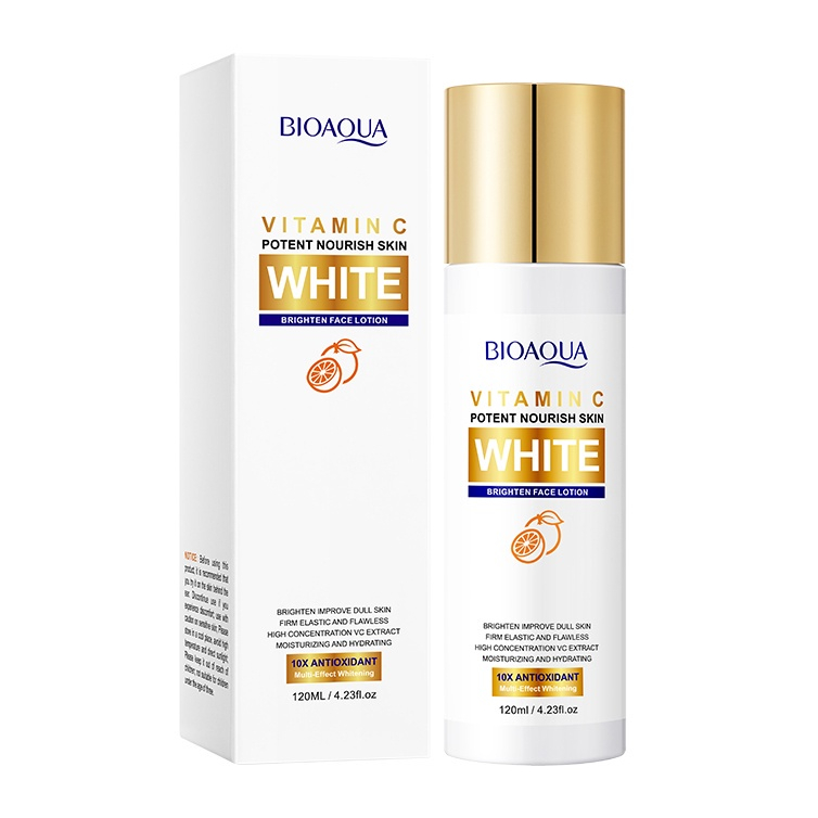 Bioaqua Vitamin C White Brighten Face Lotion Potent Nourish Skin