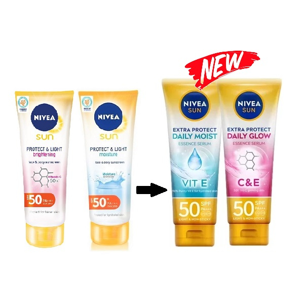 NIVEA SUN Extra Protect Essence Serum SPF50 PA Face Body Sunscreen