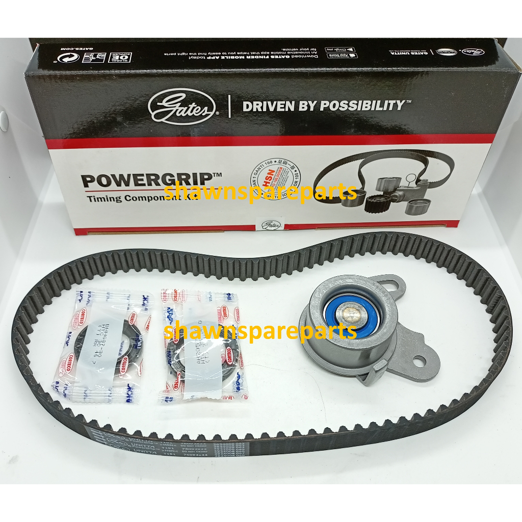 GATES Timing Belt Kit Set For Proton Saga 12V Iswara LMST Wira