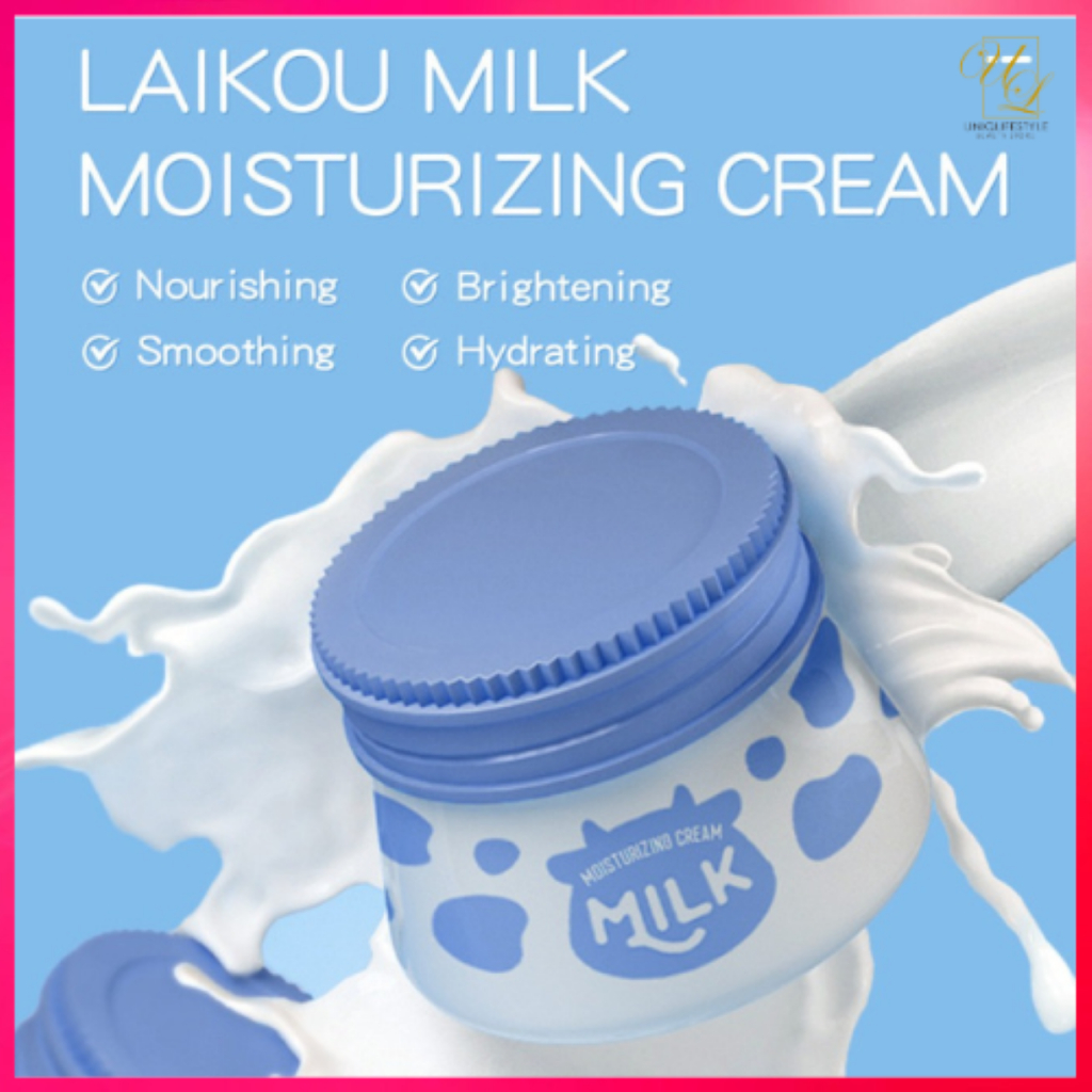 LAIKOU Milk Brightening Moisturizer Face Day Night Cream Tone Up Skin