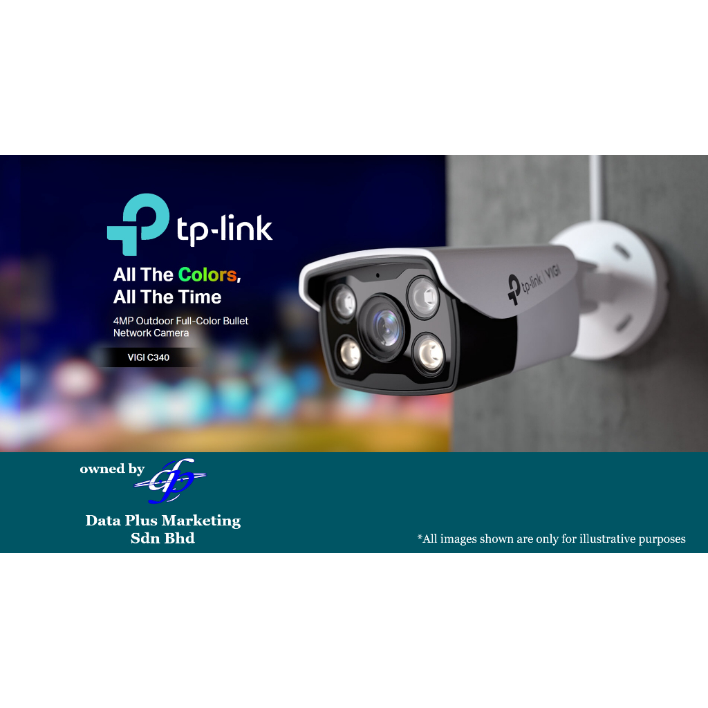 Tp Link Vigi C Vigi Mp Outdoor Full Color Bullet Network Camera