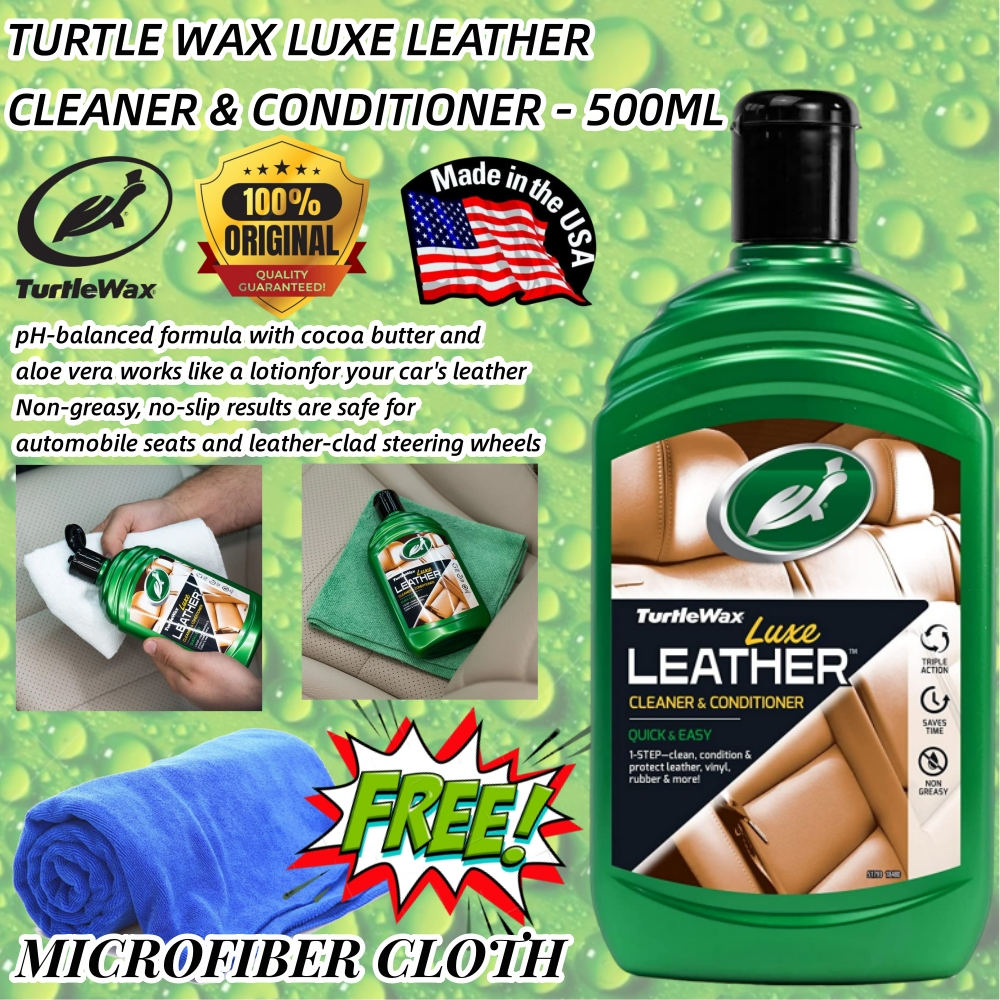 100 ORIGINAL TURTLE WAX Turtle Wax Luxe Leather Cleaner