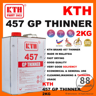 Kth 2kg Thinner Thinner 2k Cat Kereta 2k Bancuh Cat Paint Thinner