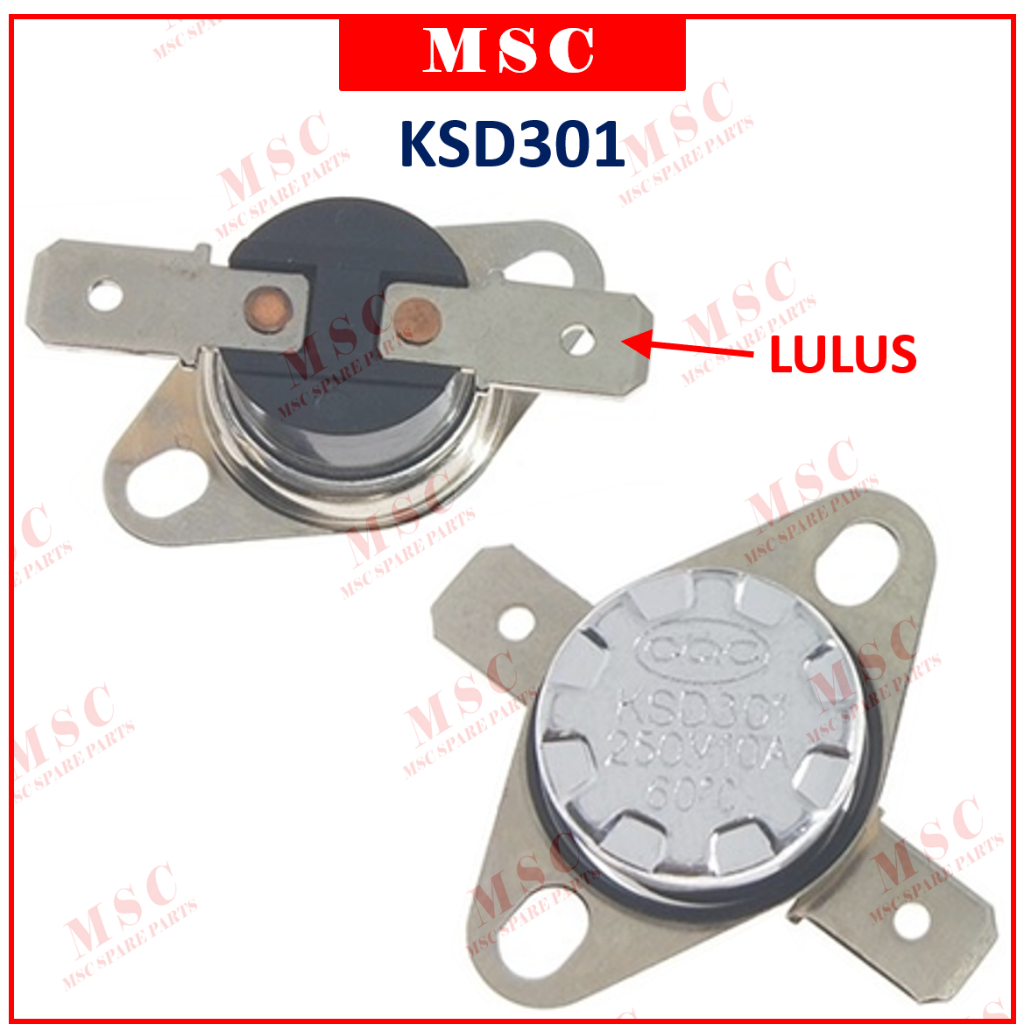 Water Heater Ksd Flexible Thermostat Nc V A A C C C