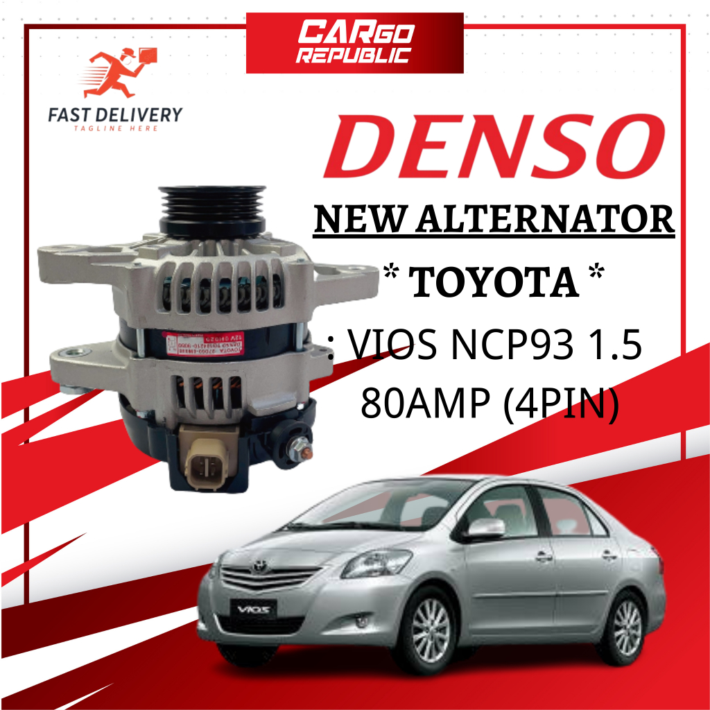 Toyota Vios Ncp93 1 5 2007 2012 100 Original Genuine Denso New