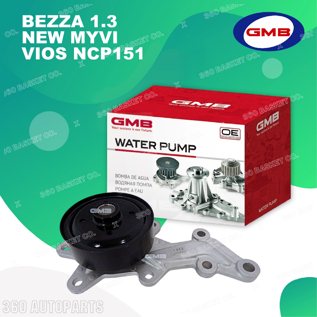 GMB WATER PUMP PERODUA BEZZA 1 3 NEW MYVI TOYOTA VIOS Shopee Malaysia