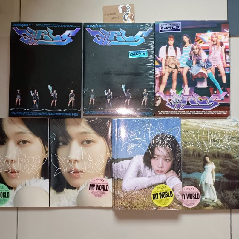 Aespa Sealed Unsealed Album Girls Kwangya Real World My World Karina