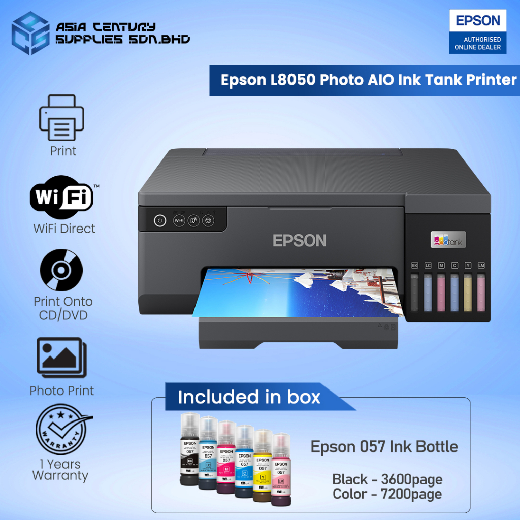 Epson L Replace L Single Function Wi Fi Photo Color Ink Tank