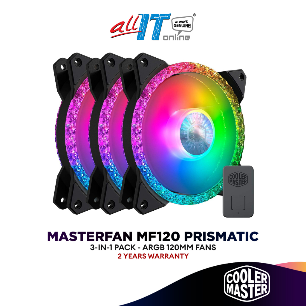 Cooler Master Masterfan Mf Prismatic In Pack With Controller