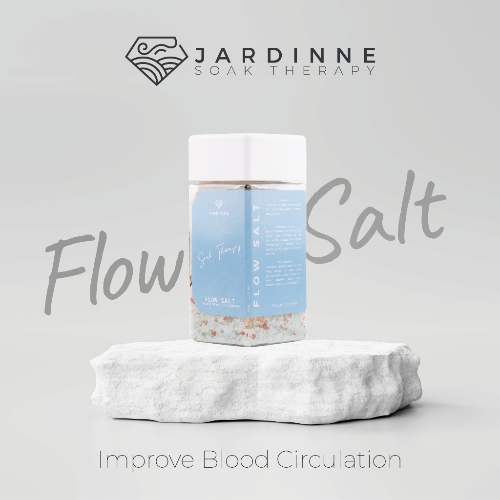 Jardinne Flow Salt Improve Blood Circulation Foot Hand Body Soak