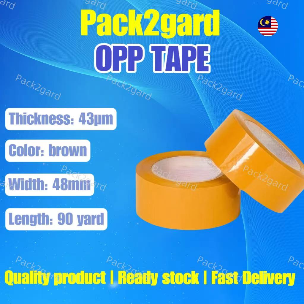 OPP Tape Brown 48MM X 90 YARDS No Brand Shopee Malaysia