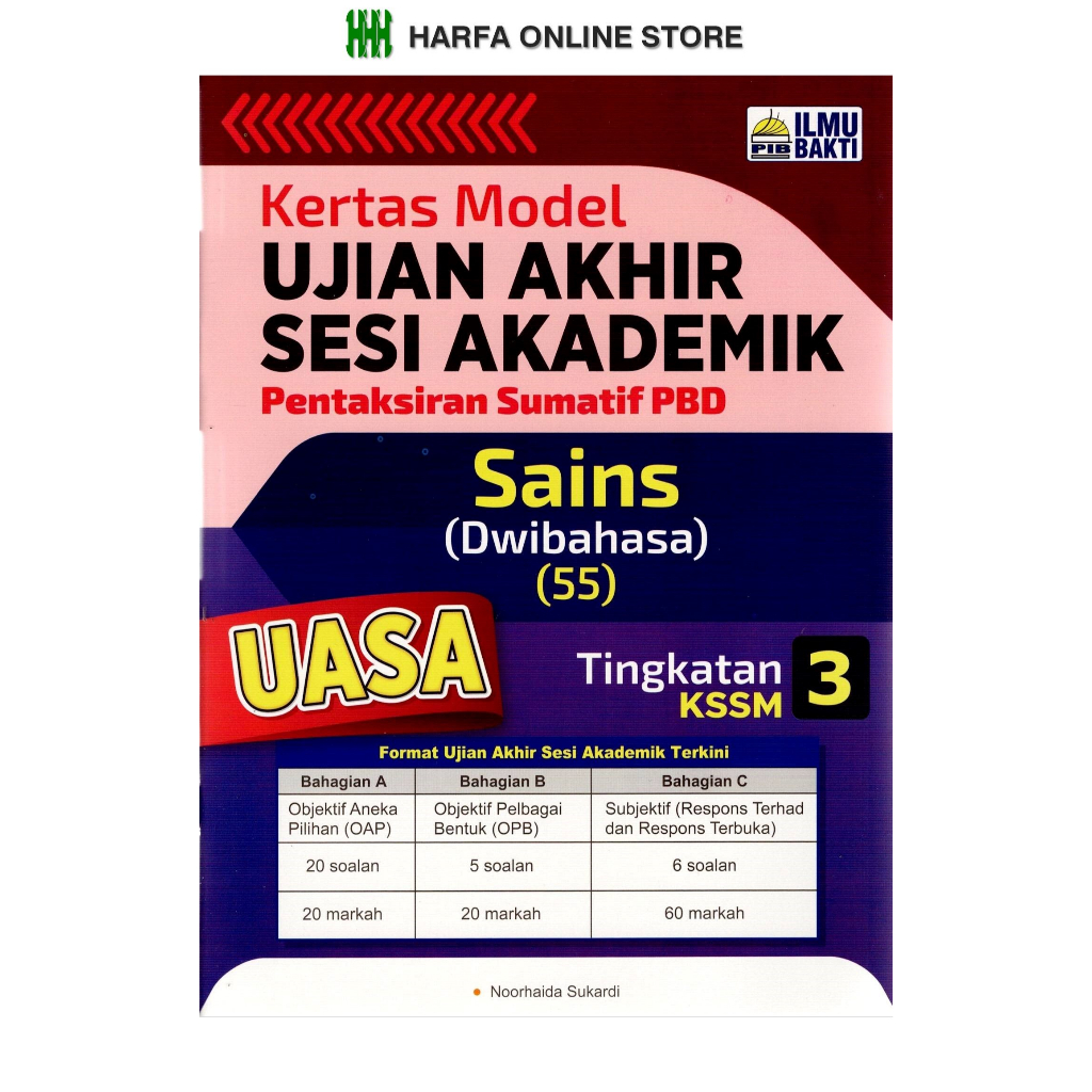 Buku Latihan Kertas Model Uasa Pentaksiran Sumatif Pbd Sains