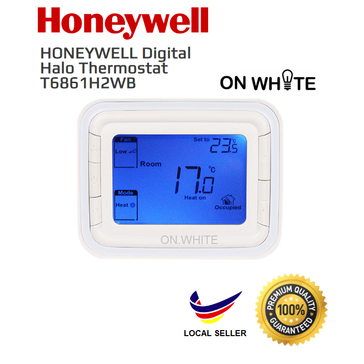 HONEYWELL HALO Series T6861H2WB Digital Room Thermostat WITHOUT SENSOR