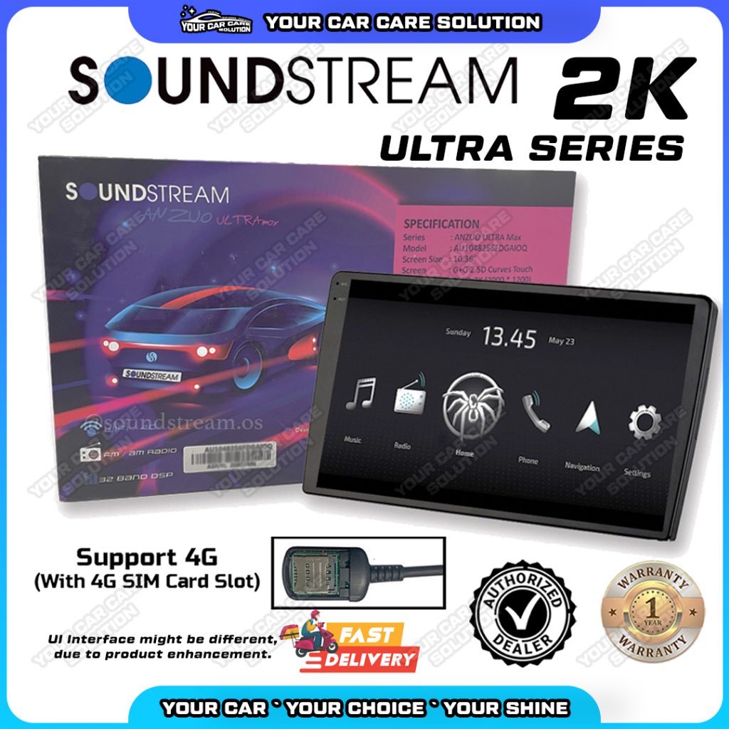 9 10 QLED SOUNDSTREAM ULTRA 2K 360 Cam Supported Built In DSP 360